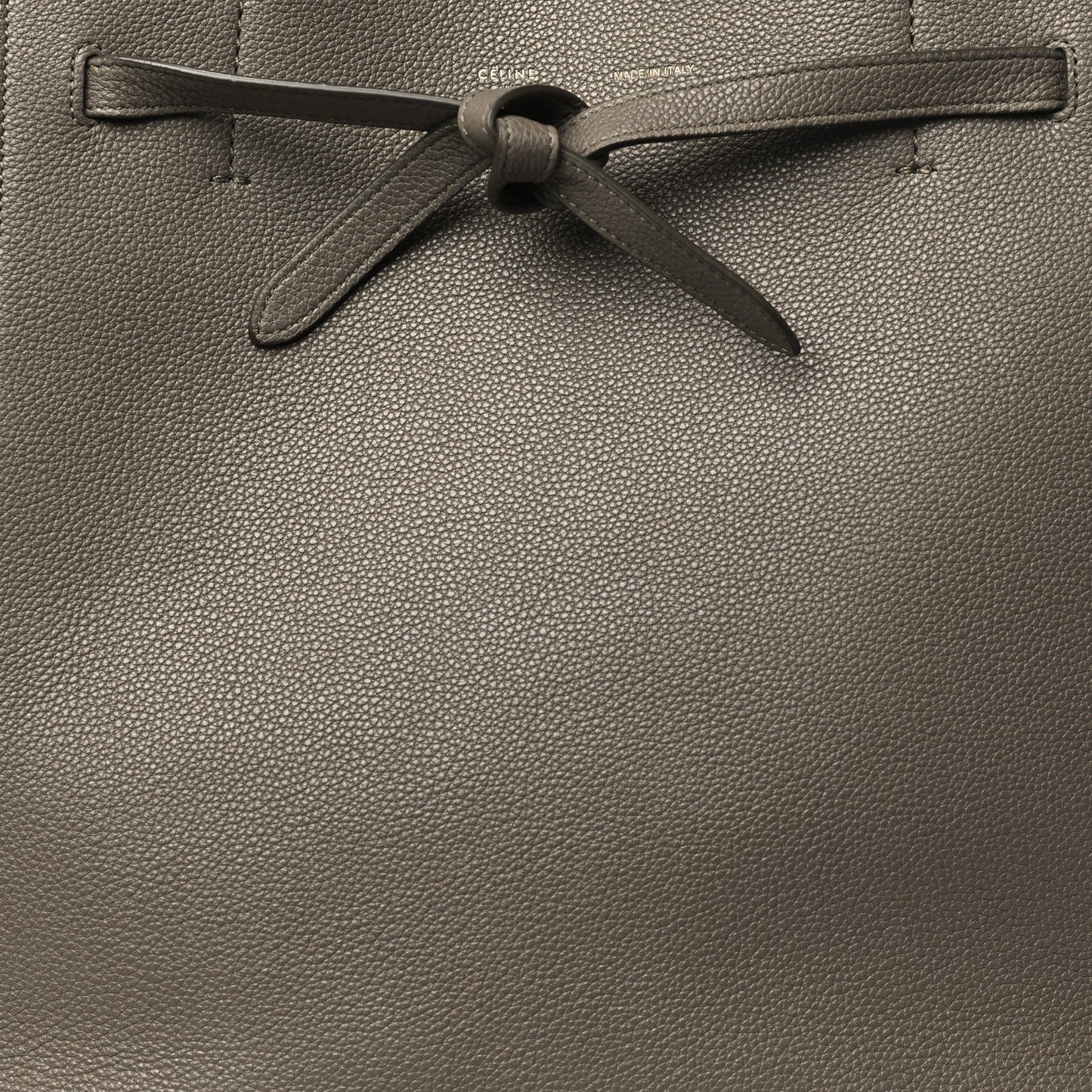 Soft Grained Calfskin Small Belt Cabas Phantom Taupe