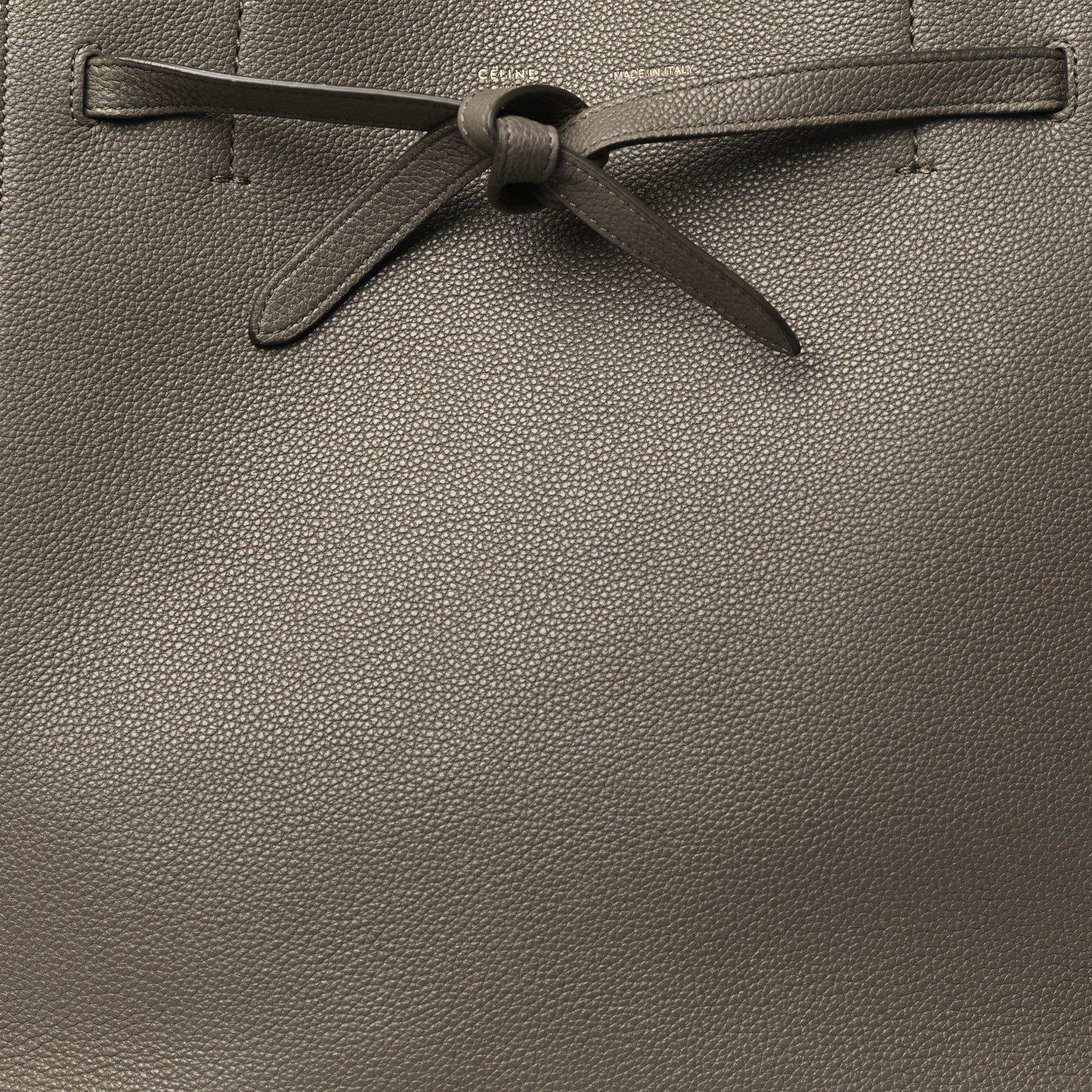 Celine Soft Grained Calfskin Small Belt Cabas Phantom Taupe 7 of 9