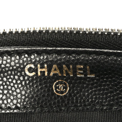 Chanel Caviar Quilted Small Boy Clutch With Chain Black 5 of 11