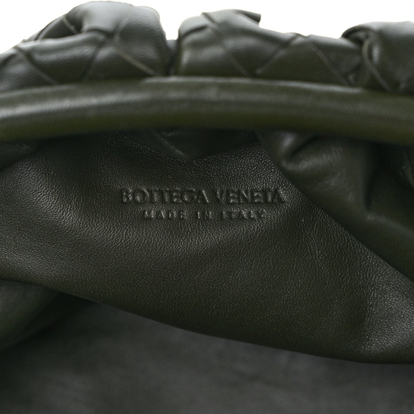 Nappa Maxi Intrecciato The Pouch Oversized Clutch Camping