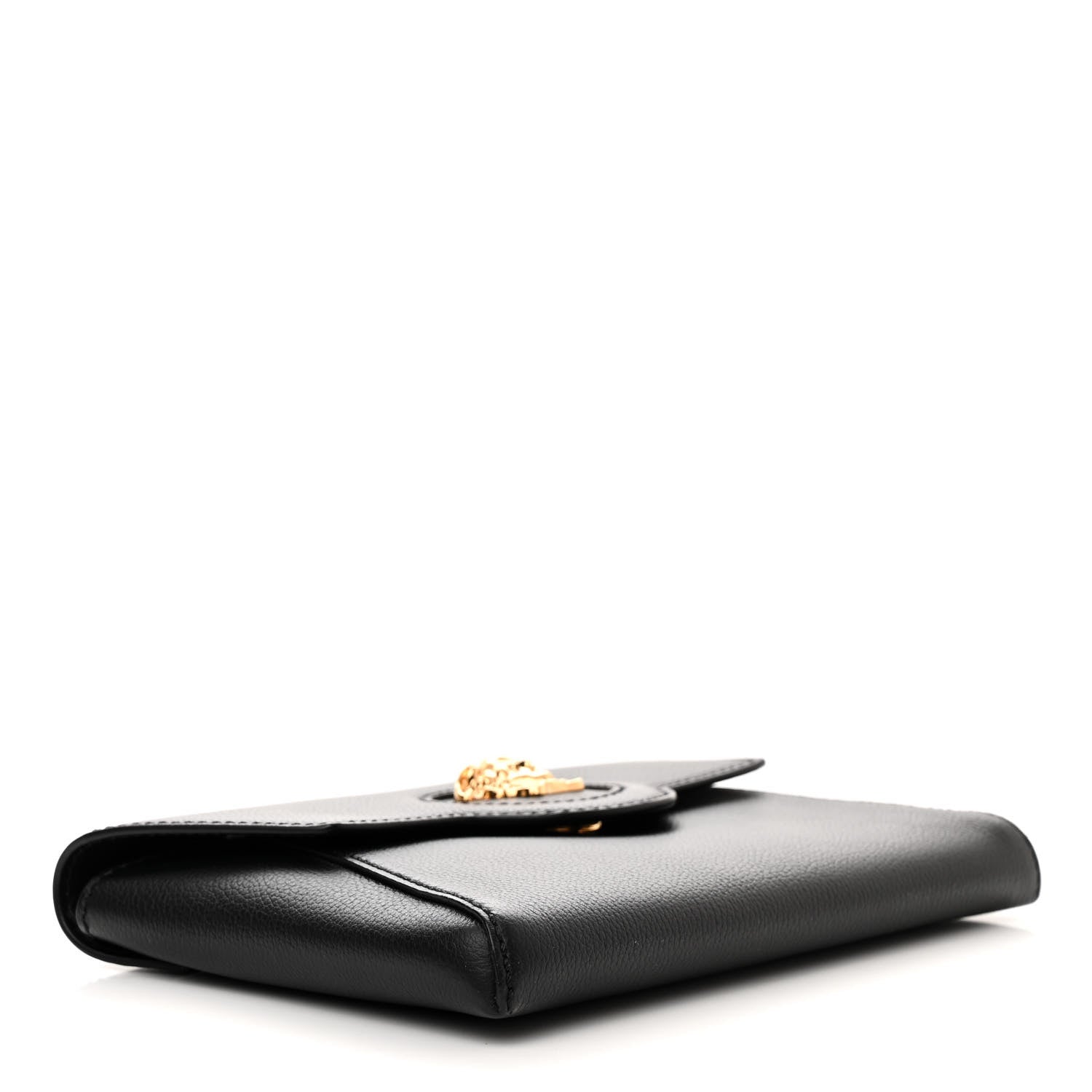 Versace Grained Calfskin La Medusa Chain Crossbody Bag Black 4 of 11