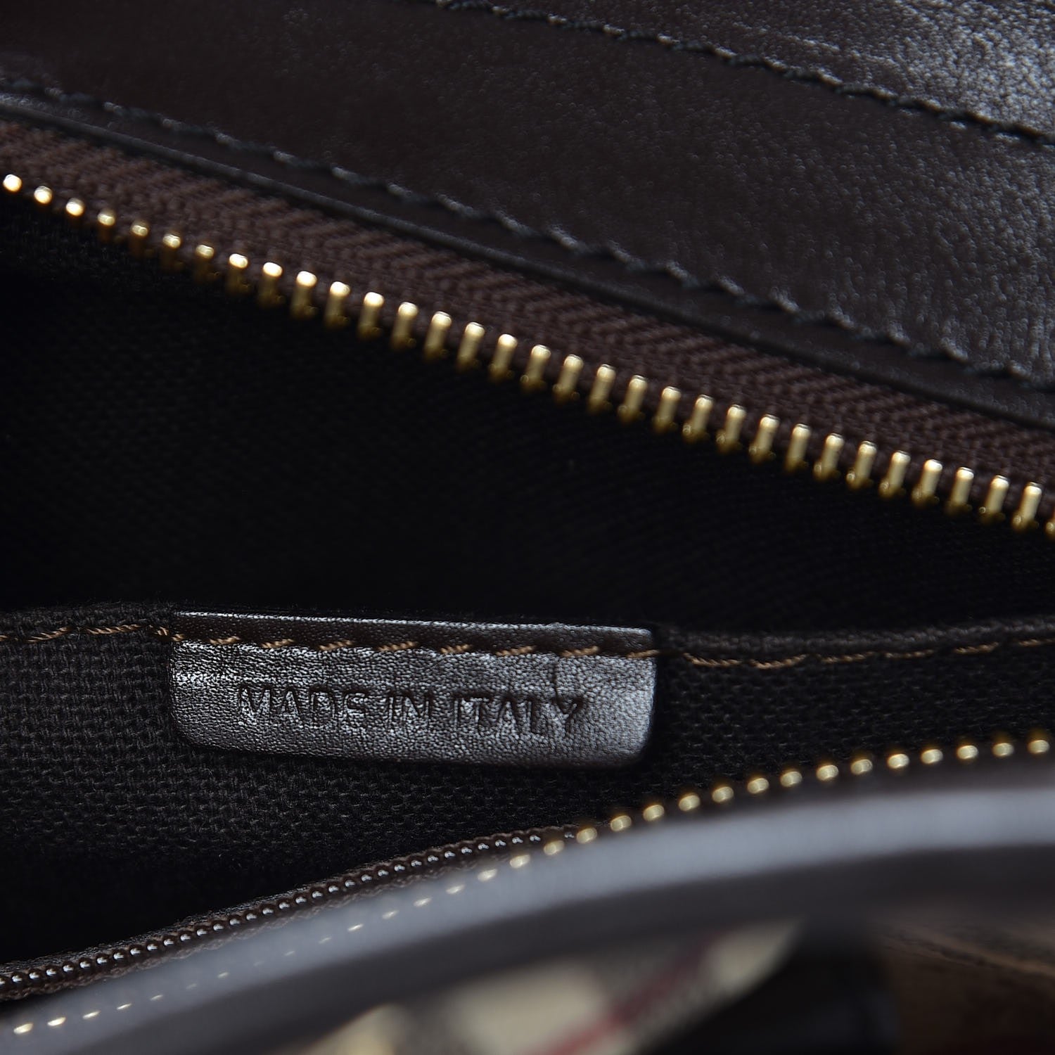 Burberry Haymarket Check Metal Stitch Lowry Dark Brown 7 of 24