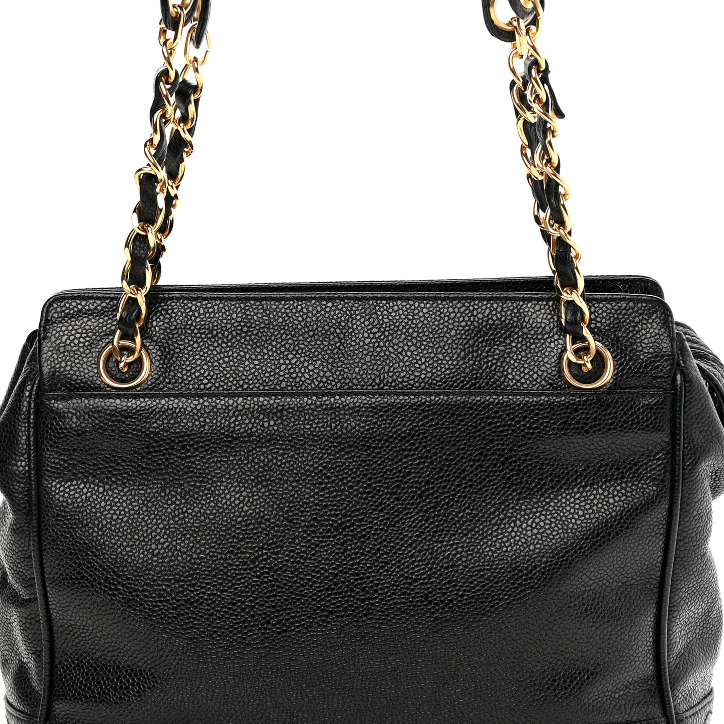 Caviar CC Shoulder Bag Black