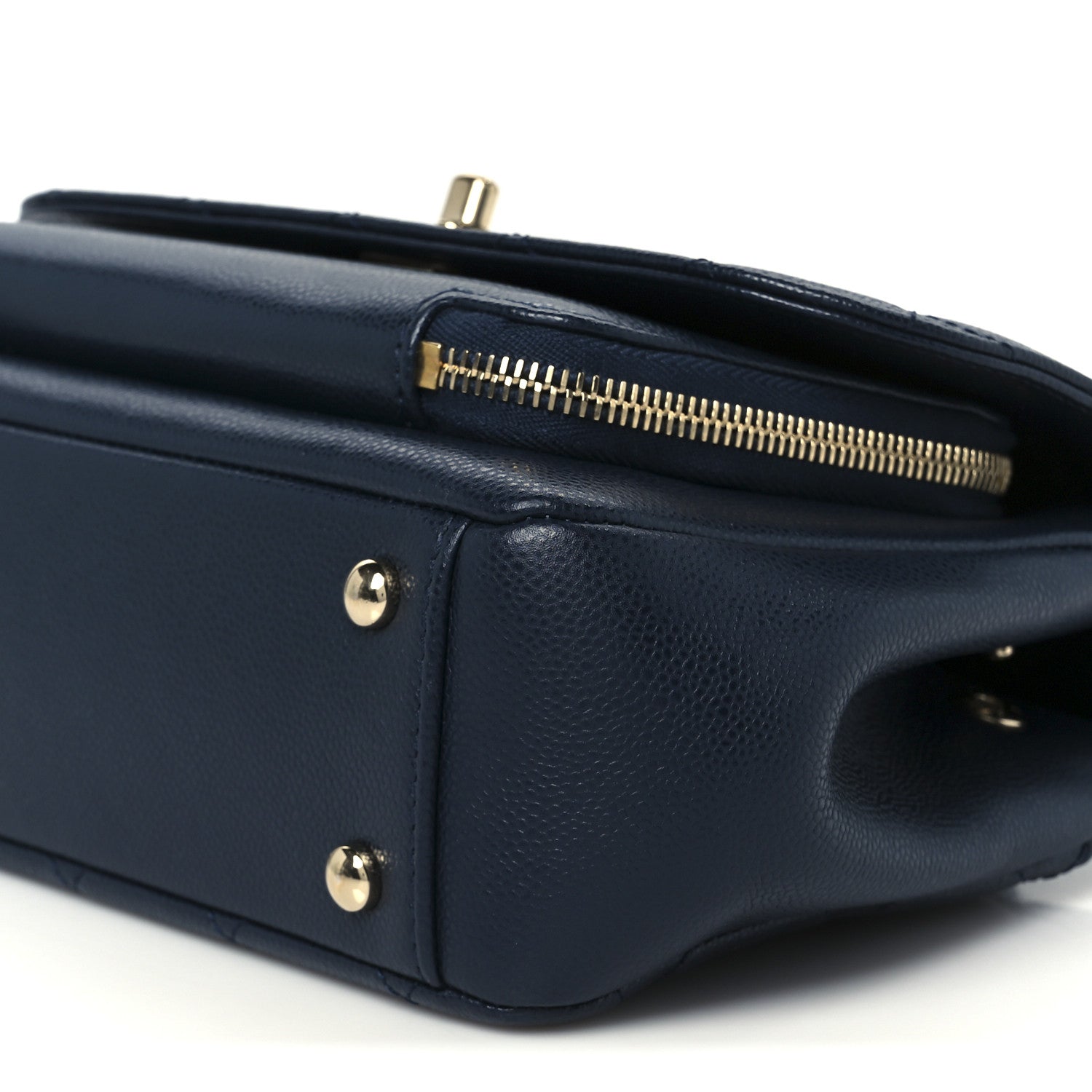 Chanel Caviar Quilted Medium Business Affinity Flap Navy 10 of 10