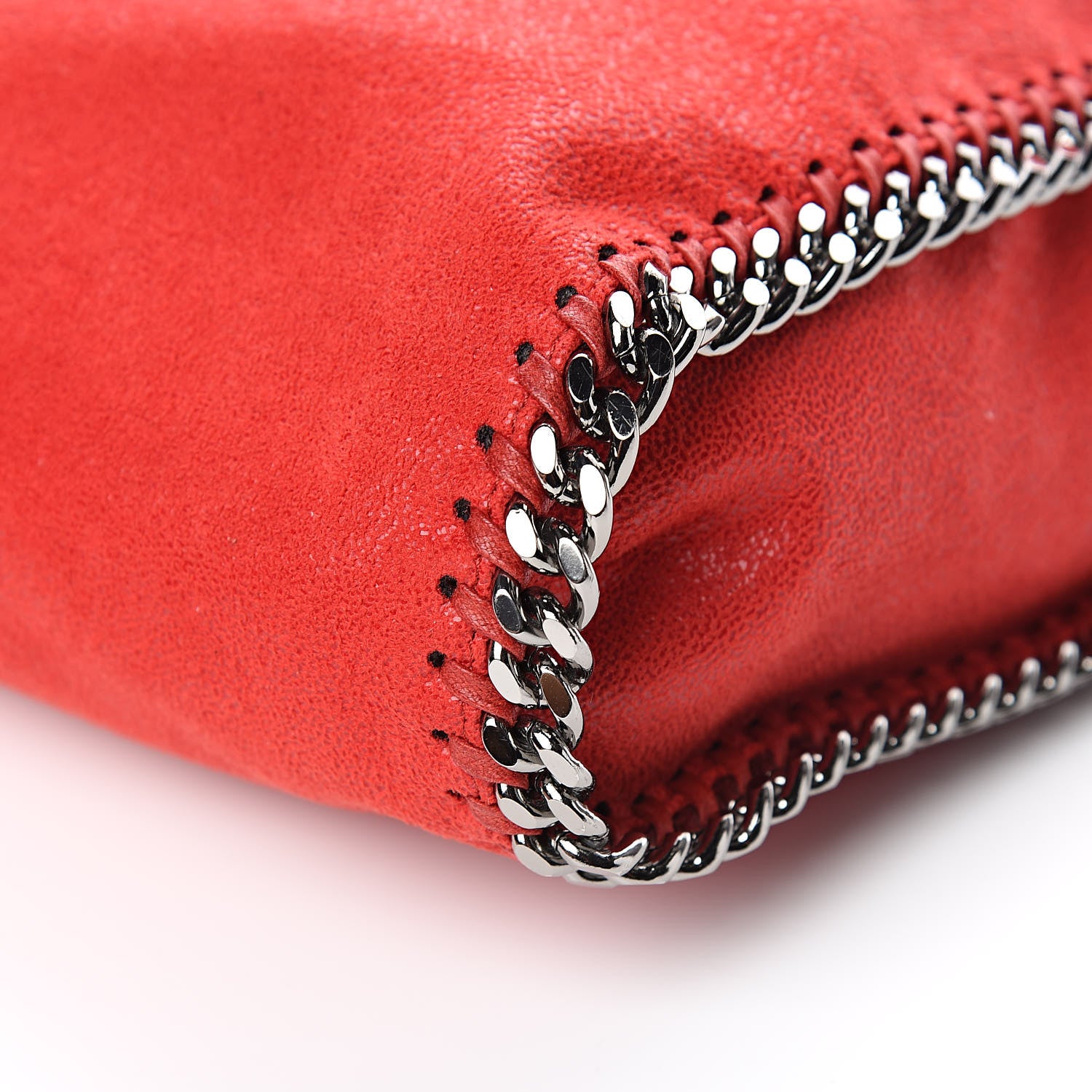 Stella McCartney Shaggy Deer Falabella Fold Over Tote Flame 10 of 11