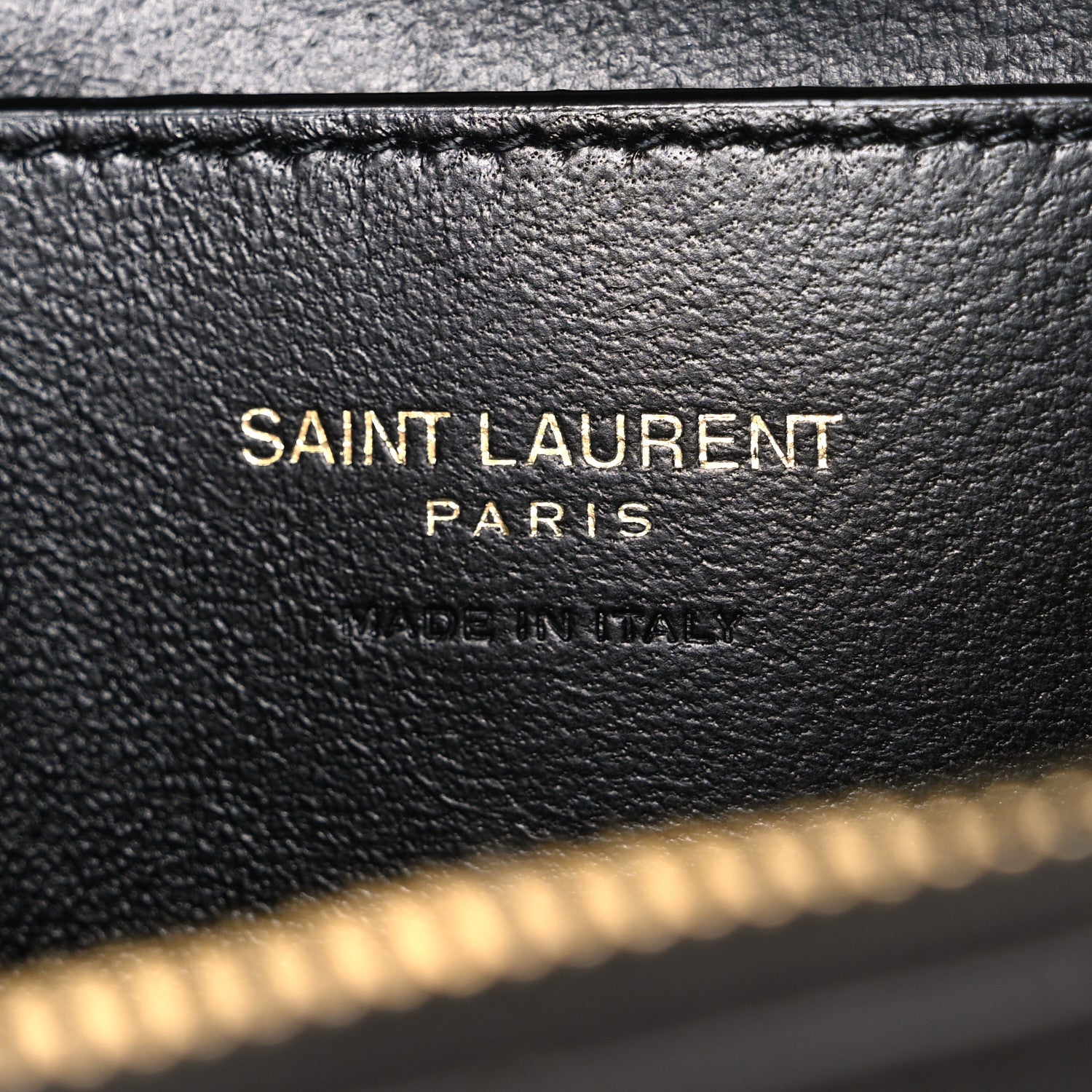 Saint Laurent Lambskin Quilted Mini Gaby Vanity Case Light Musk 6 of 10