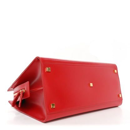 Saint Laurent Grain De Poudre Medium Uptown Tote Rouge Eros 4 of 10