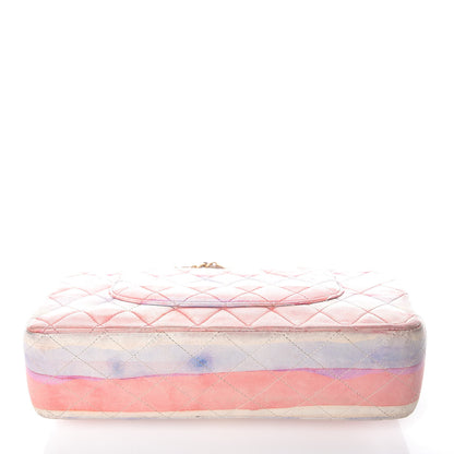 Chanel Lambskin Quilted Medium Double Flap Multicolor 17 of 23