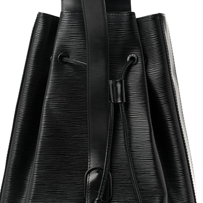 Louis Vuitton Epi Sac a Dos Drawstring Bag Black 7 of 9