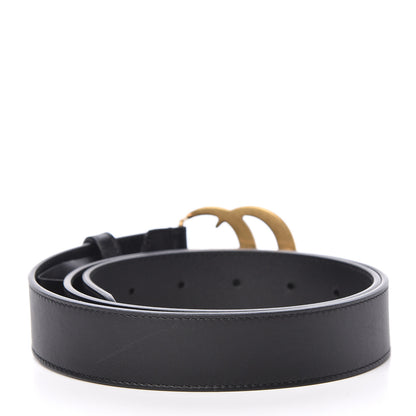 Gucci Calfskin Double G 30mm Belt 85 34 Black 3 of 6
