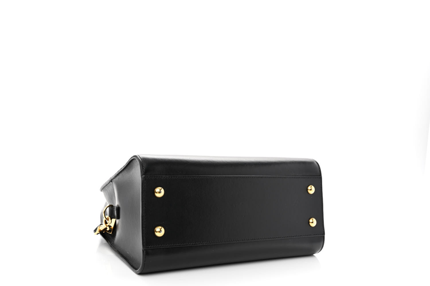 Saint Laurent Calfskin Monogram Baby Cabas Black 4 of 10