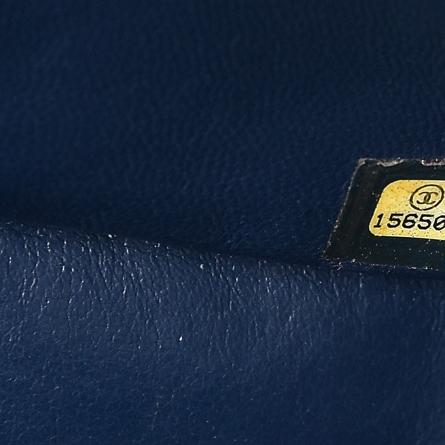 Chanel Caviar Quilted Jumbo Double Flap Navy Blue 7 of 7