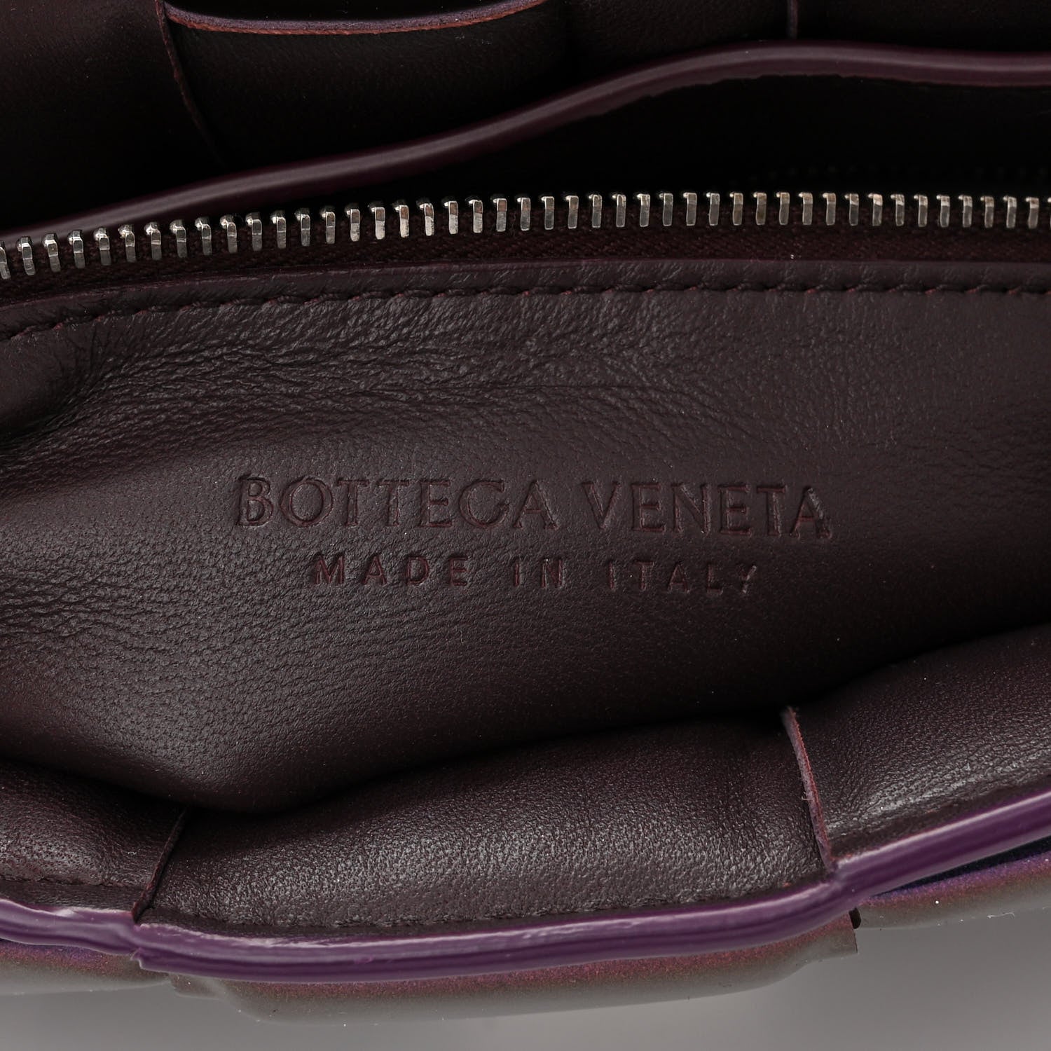 Bottega Veneta Glossy Nail Polish Nappa Maxi Intreccio Padded Cassette Crossbody Bag Holographic 6 of 13