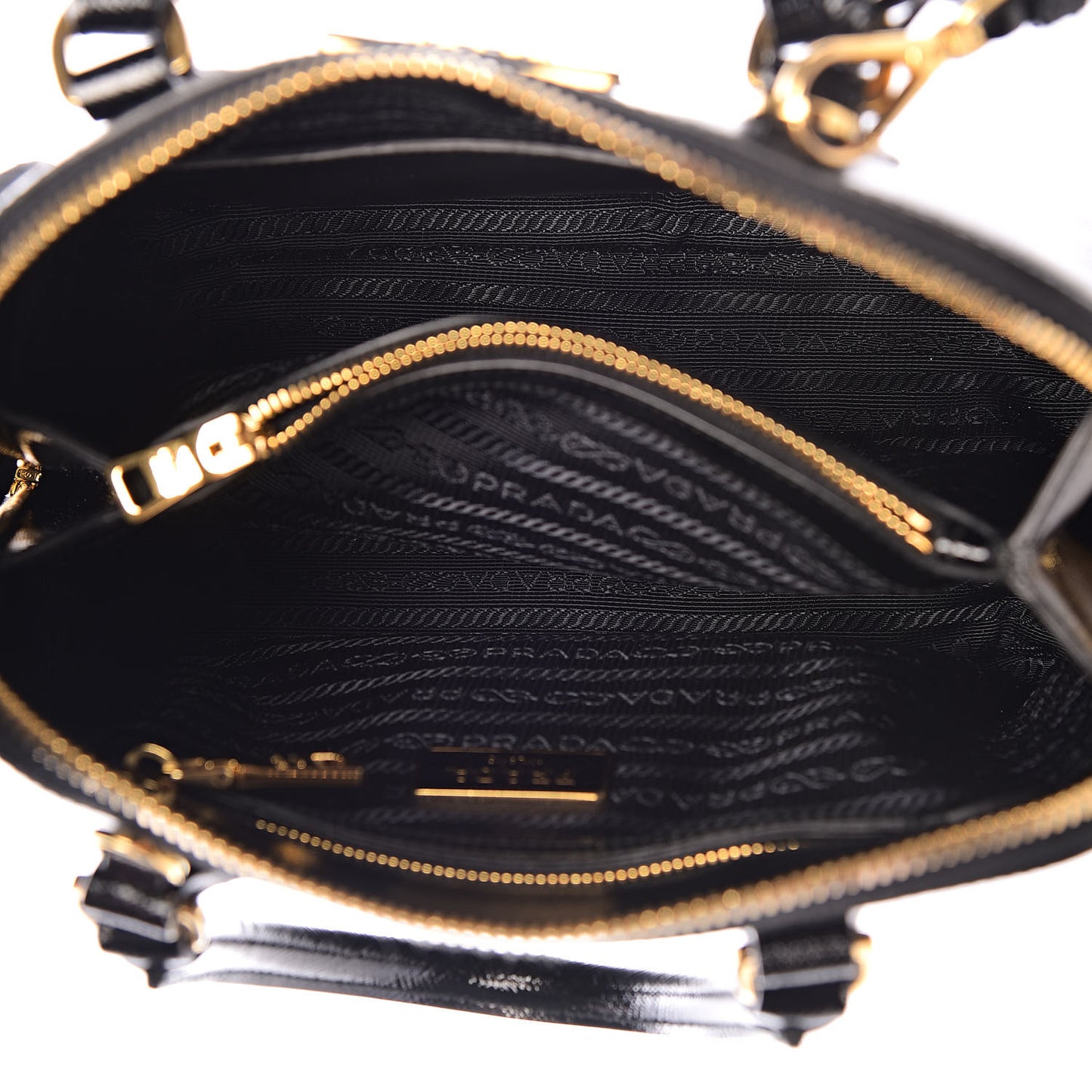 Saffiano Vernice Small Promenade Tote Black