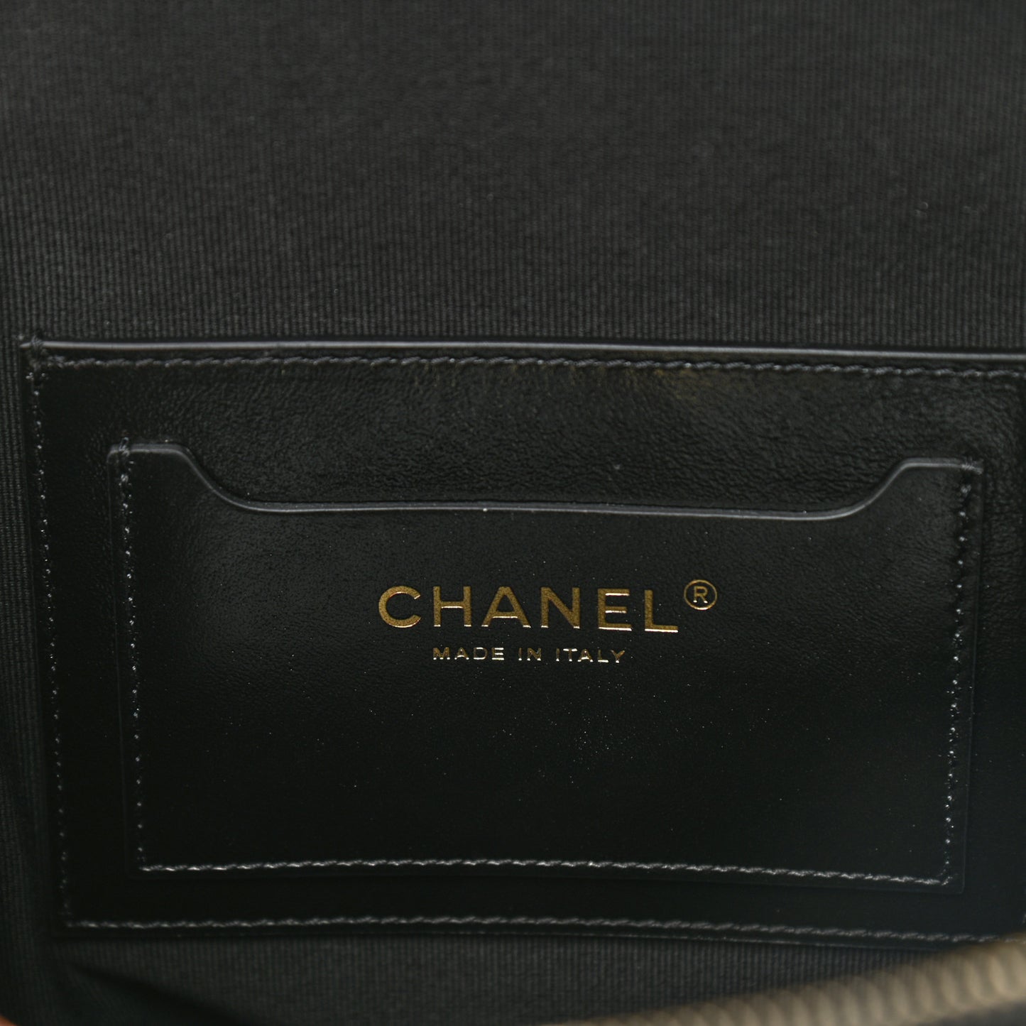 Shiny Calfskin My Pocket Backpack Black