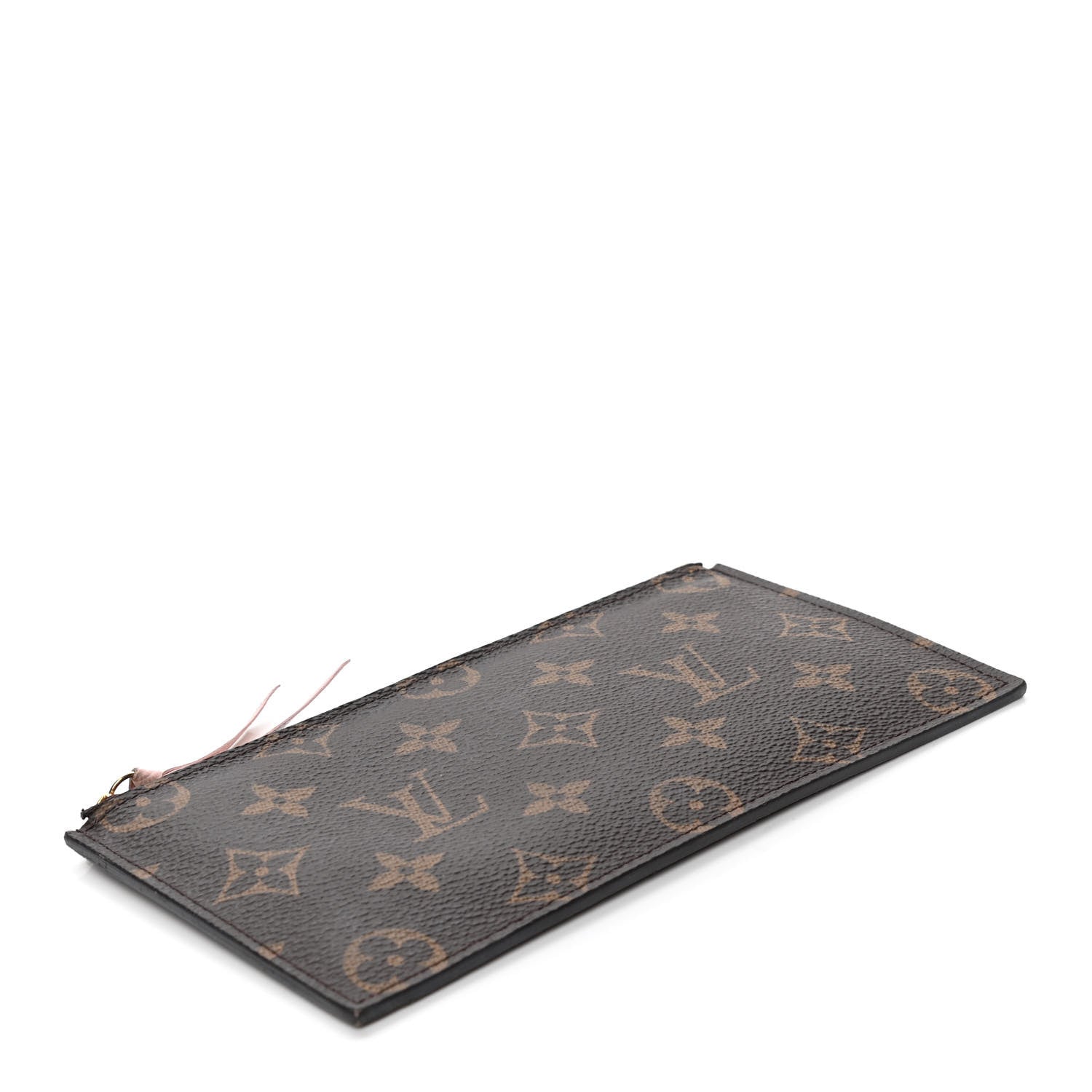 Louis Vuitton Monogram Felicie Chain Wallet Zippered Insert Rose Ballerine 3 of 5