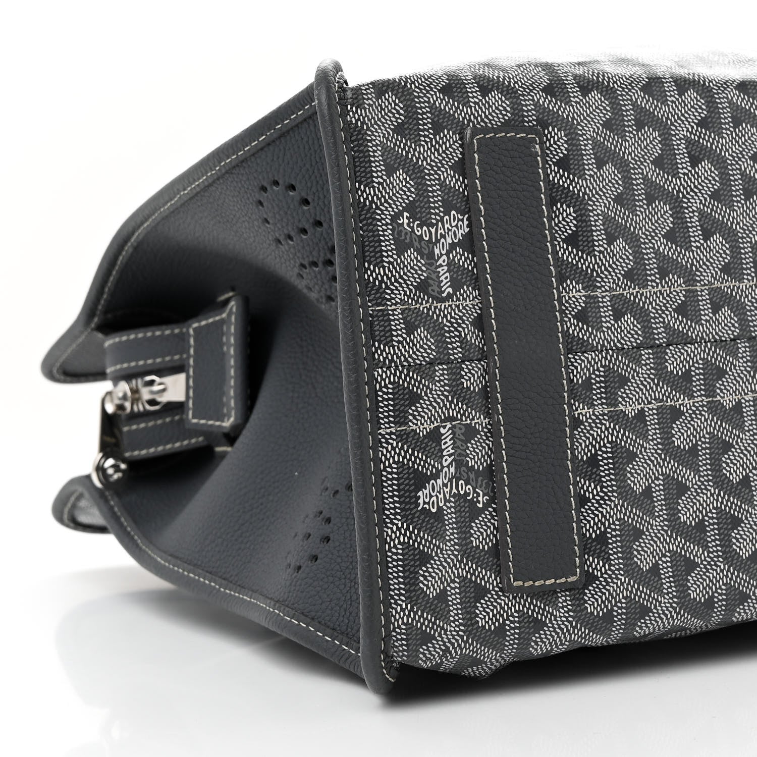 Goyard Goyardine Sac Hardy Pet Carrier PM Grey 11 of 13