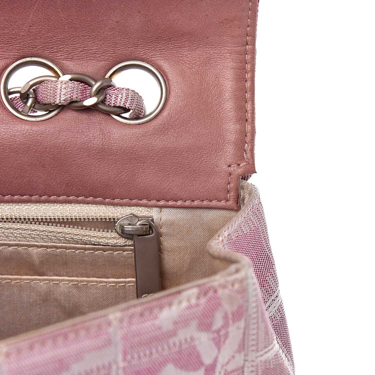 Chanel Nylon Medium Travel Flap Pink 18 of 25