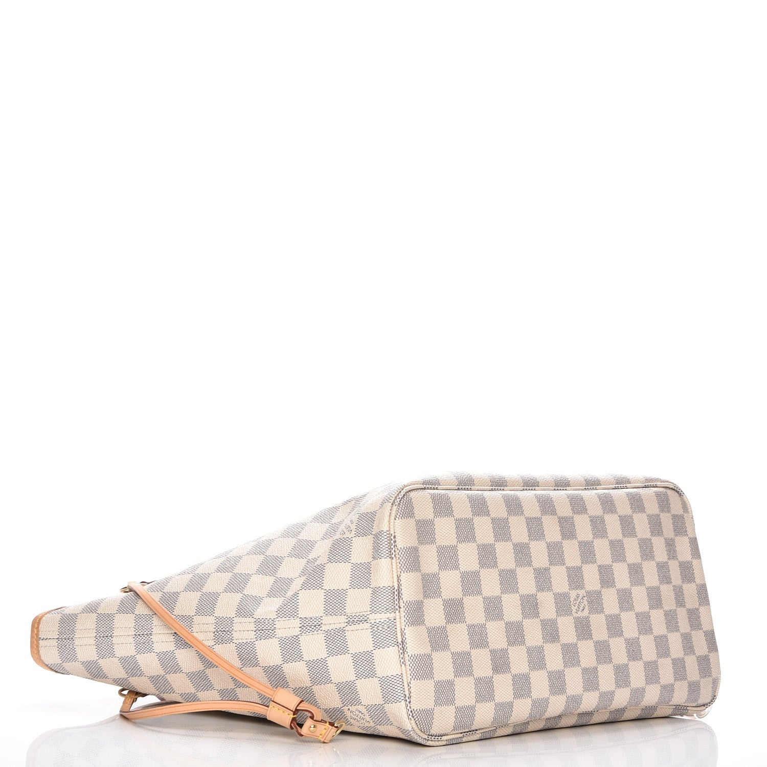 Louis Vuitton Damier Azur Neo Neverfull MM Rose Ballerine 4 of 11