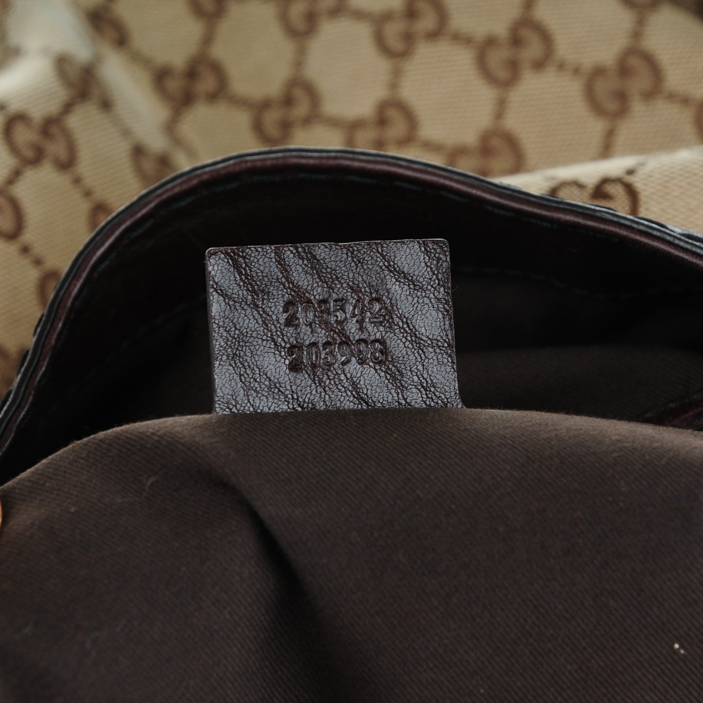 Monogram Large Jockey Hobo Dark Brown