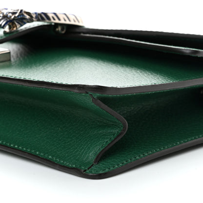 Gucci Dollar Calfskin Enamel Small Dionysus Shoulder Bag Emerald Electric Blue 11 of 12
