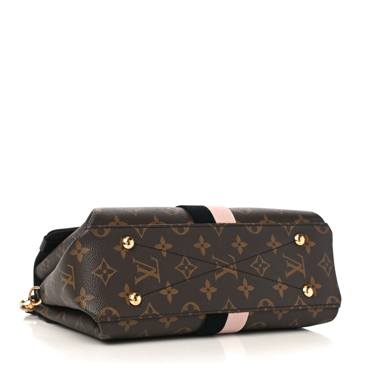 Monogram Georges BB Black Rose Poudre