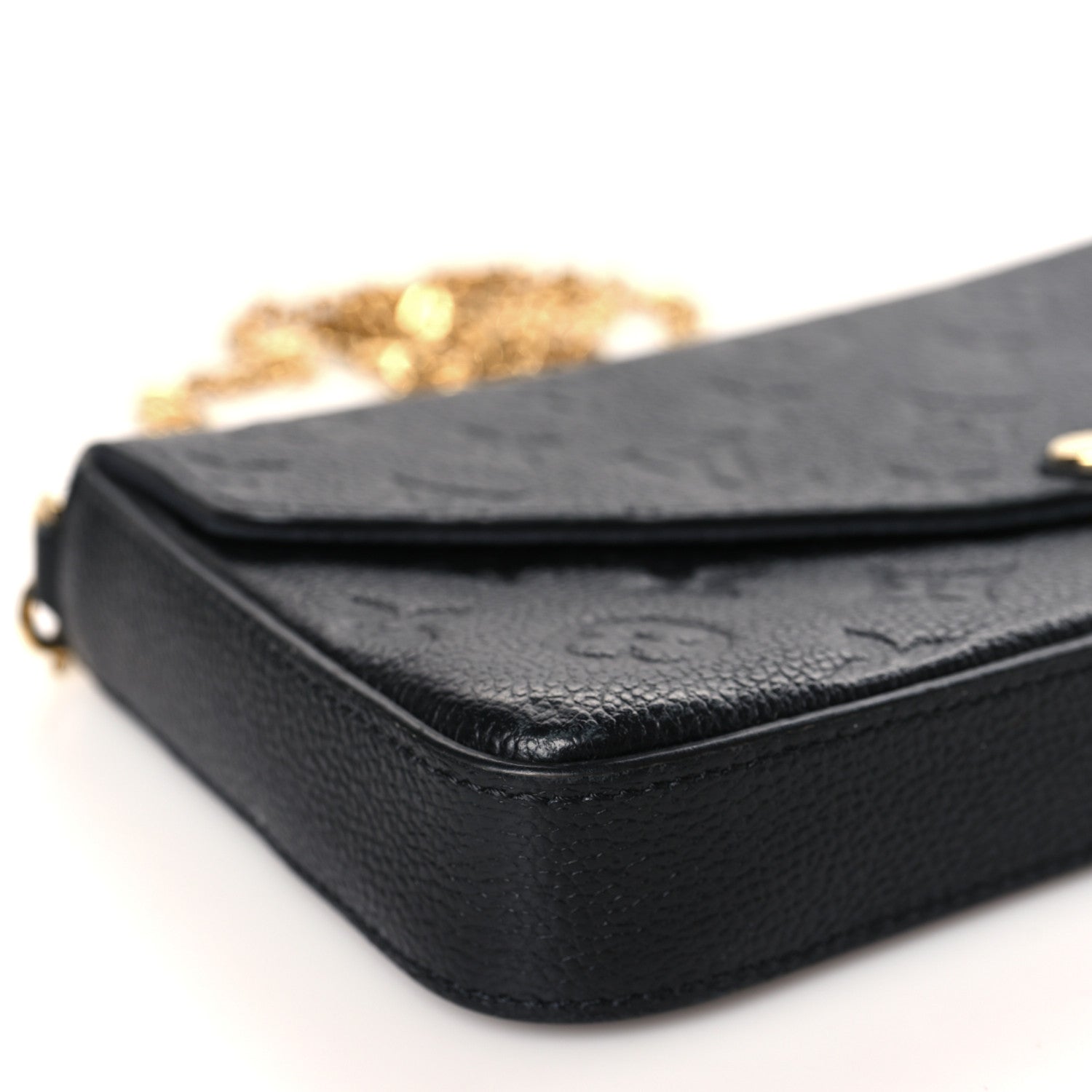 Louis Vuitton Empreinte Pochette Felicie Chain Wallet Black 7 of 8