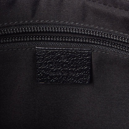 Gucci Monogram Medium Half Moon Hobo Black 8 of 8