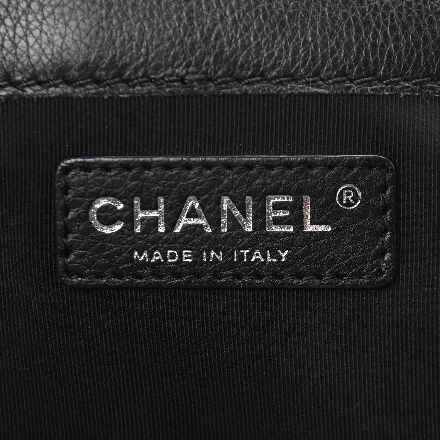 Chanel Calfskin Boy Reverso Shopping Tote Black 6 of 9