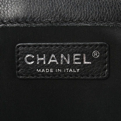 Chanel Calfskin Boy Reverso Shopping Tote Black 6 of 9