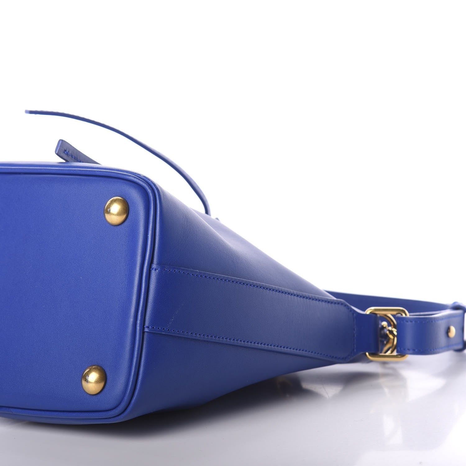 Saint Laurent Calfskin Small Emmanuelle Bucket Bag Blue Marjorelle 7 of 11
