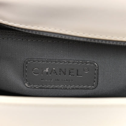 Chanel Glazed Calfskin Medium Boy Flap White 6 of 12
