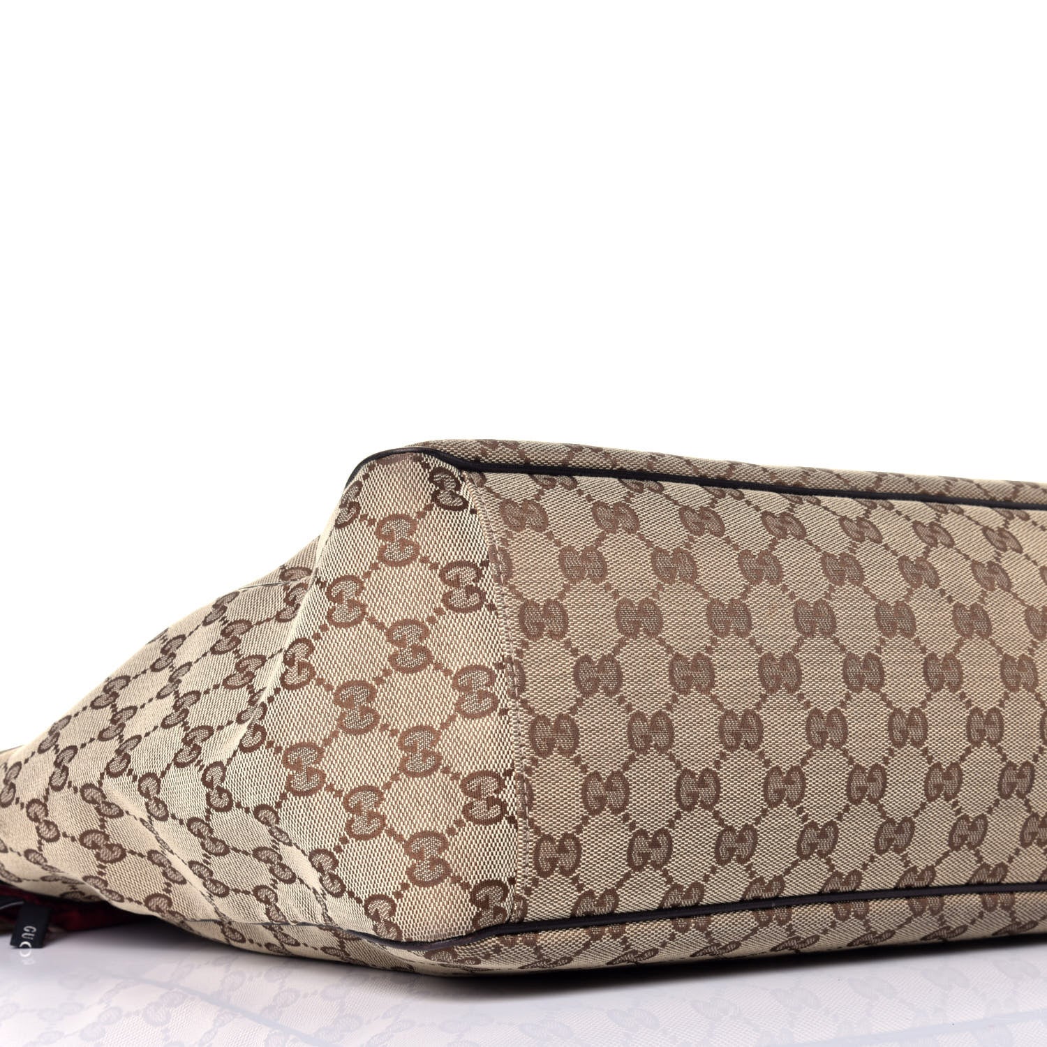 Gucci Monogram Large Positano Tote Brown 8 of 9
