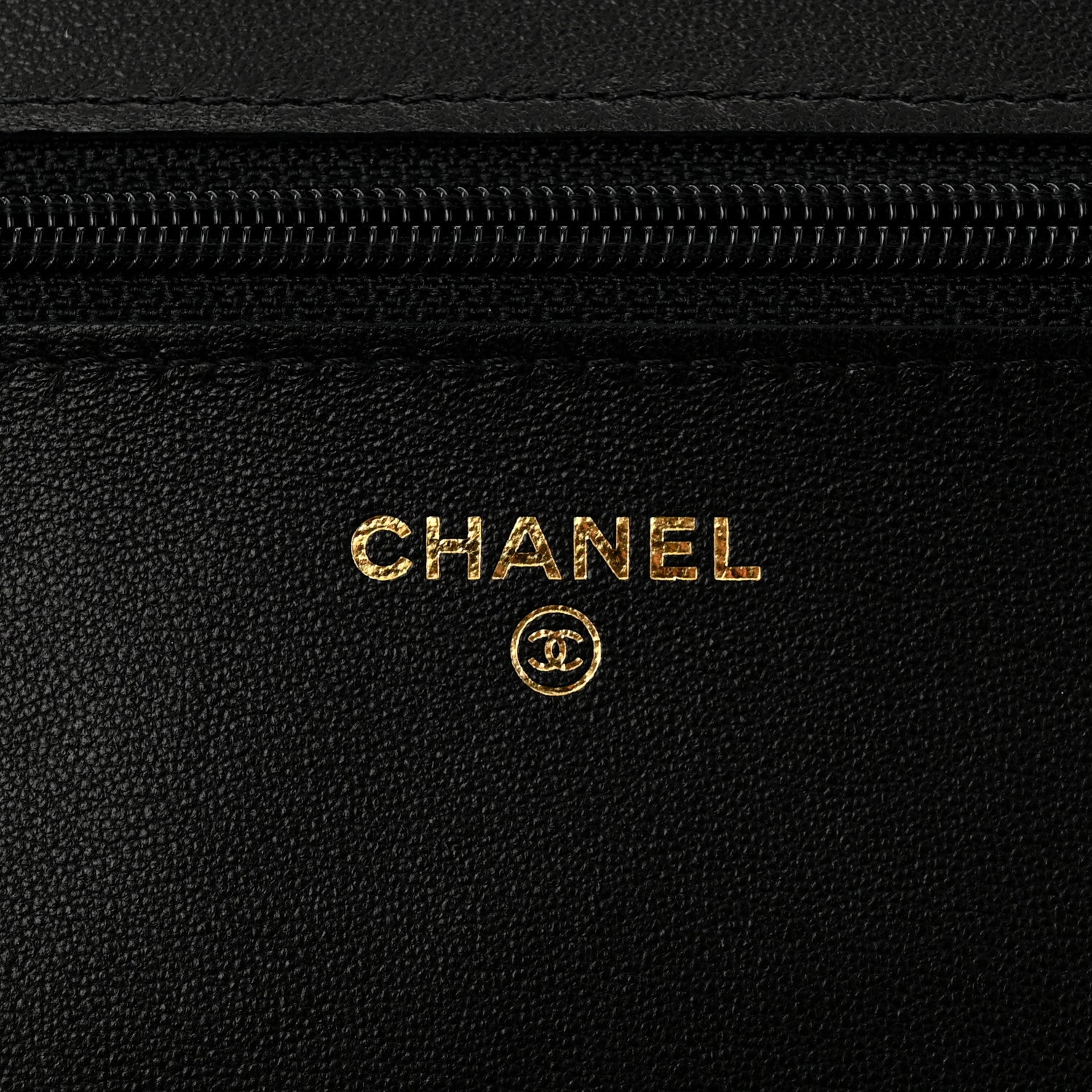 Chanel Lambskin Pyramid Wallet On Chain WOC Black 5 of 11