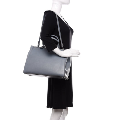 Fendi Vitello Elite Regular 2Jours Tote Grigio 3 of 19