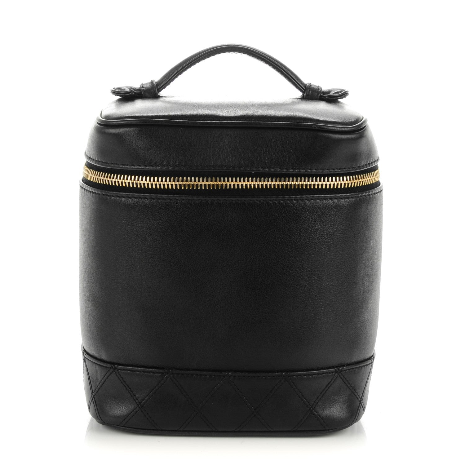 Chanel Lambskin Vanity Cosmetic Case Black 1 of 7