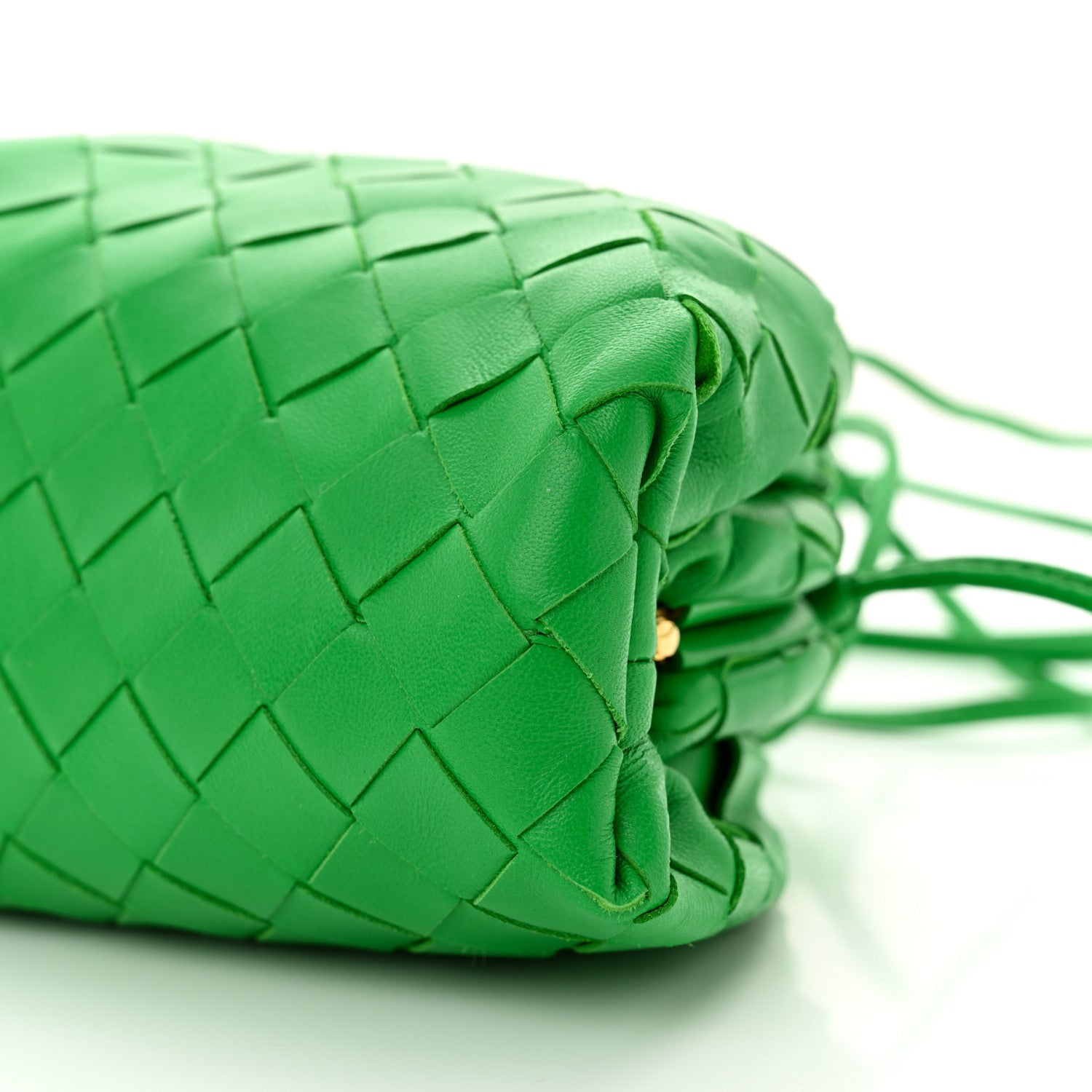 Bottega Veneta Nappa Intrecciato The Mini Pouch Clutch Parakeet 10 of 10
