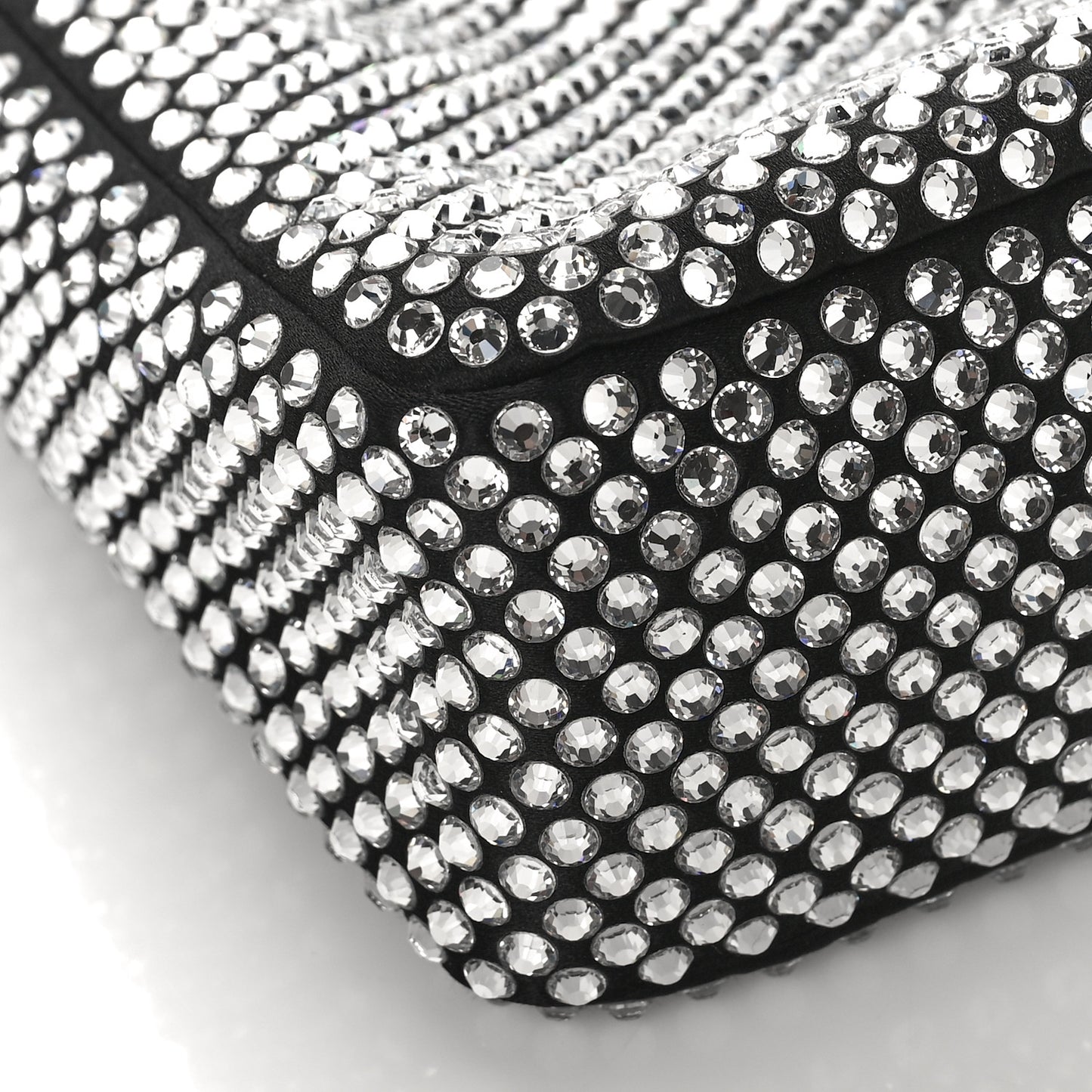 Satin Crystal Mini Re-Edition 2000 Bag Cristal
