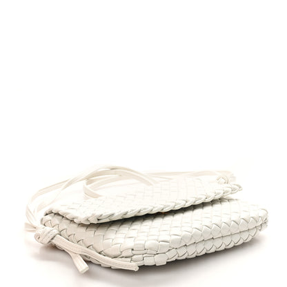 Bottega Veneta Nappa Intrecciato Cobble Messenger Bag White 4 of 10