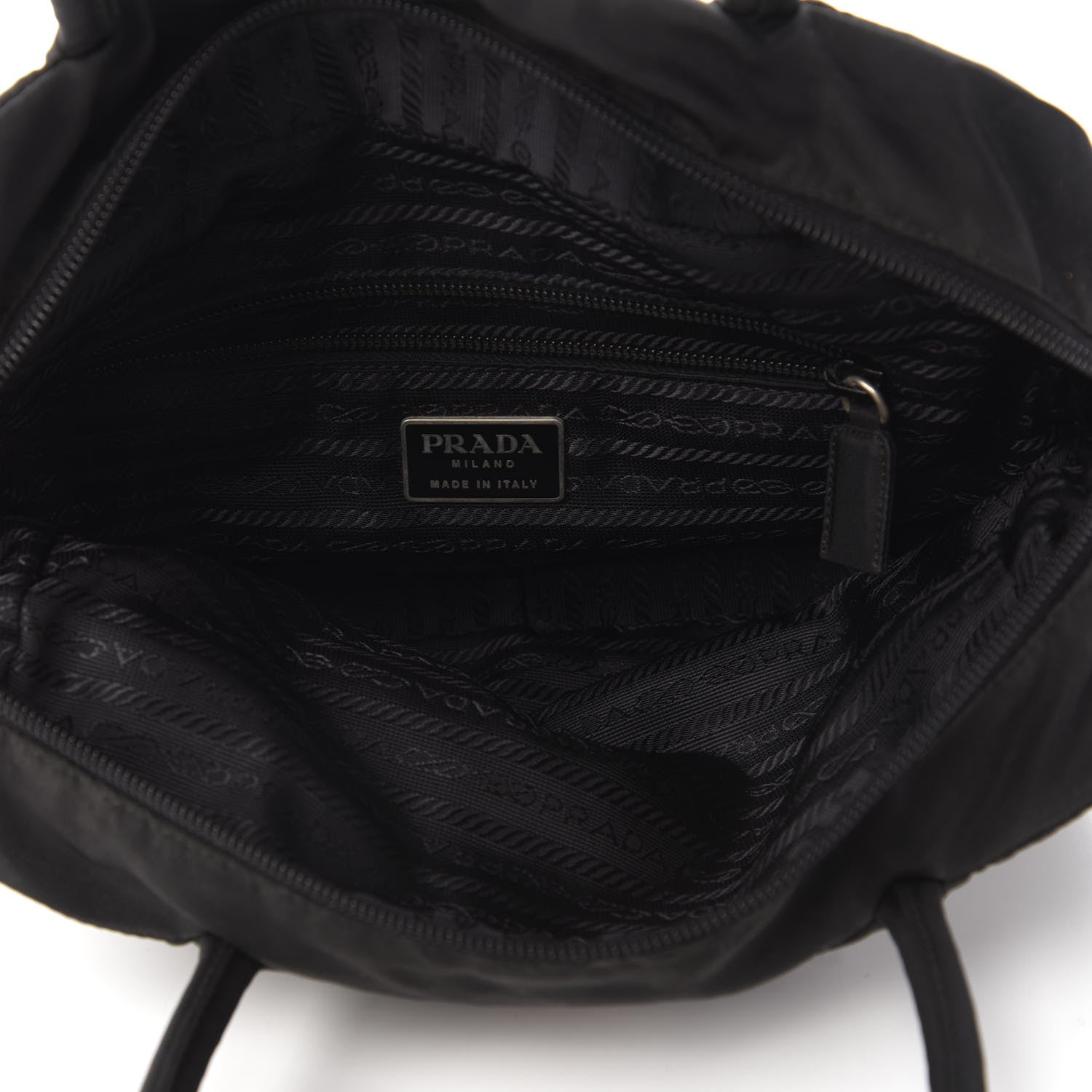 Prada Tessuto Nylon Tote Black 5 of 9