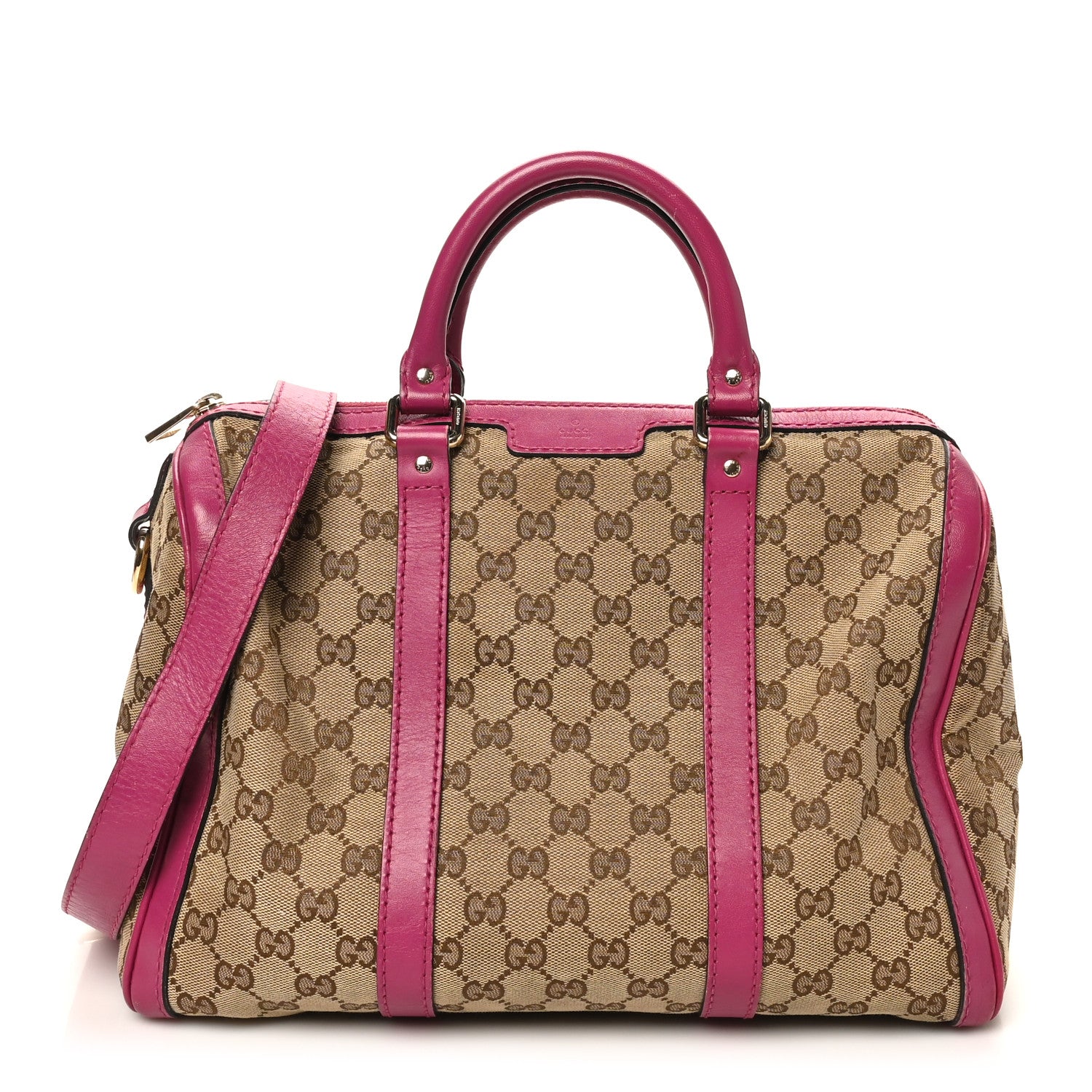 Gucci Monogram Medium Joy Boston Pink 1 of 11