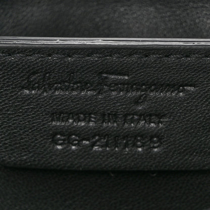 Salvatore Ferragamo Calfskin Medium Viva Bow Shoulder Bag Black 6 of 10