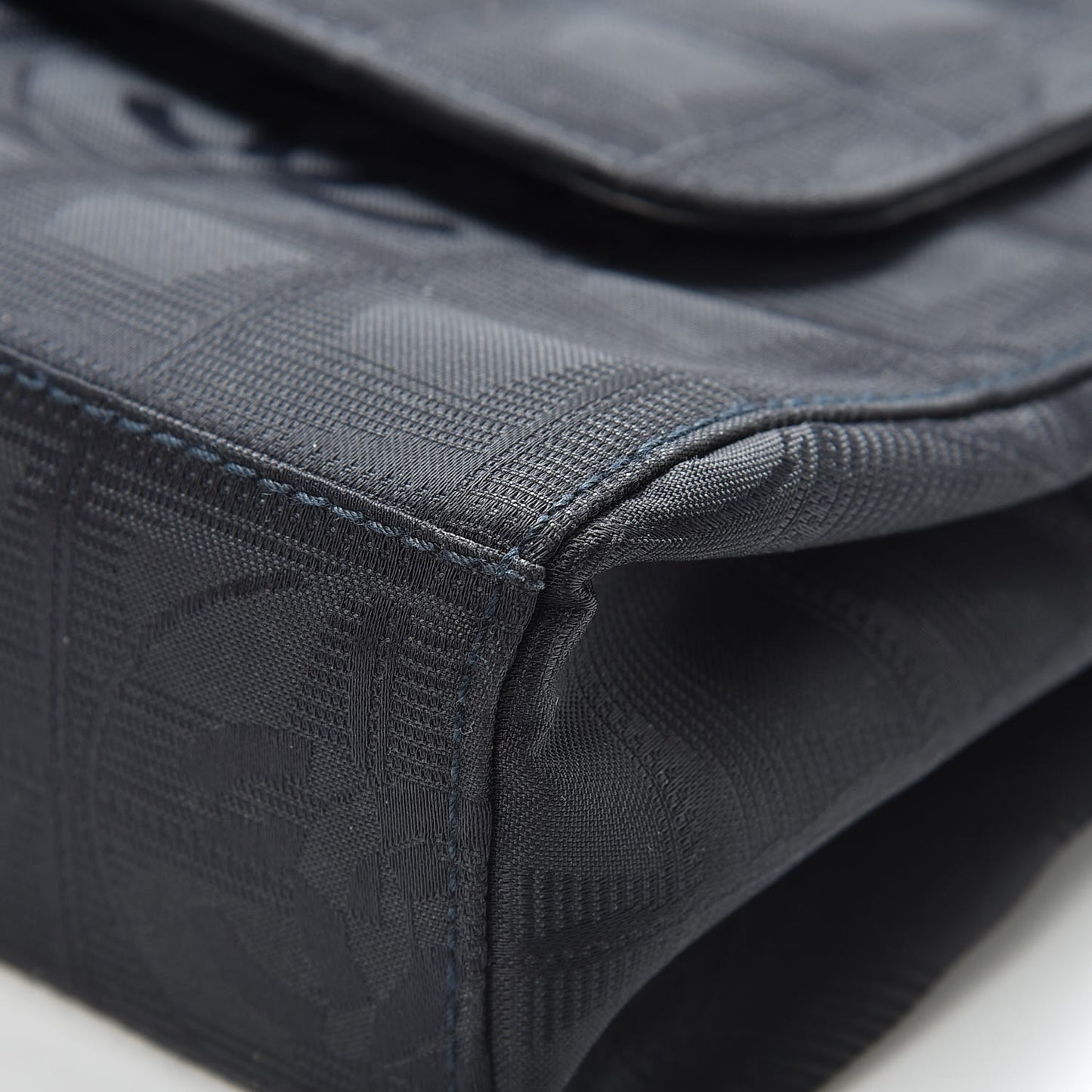 Nylon Medium Travel Accordion Flap Black