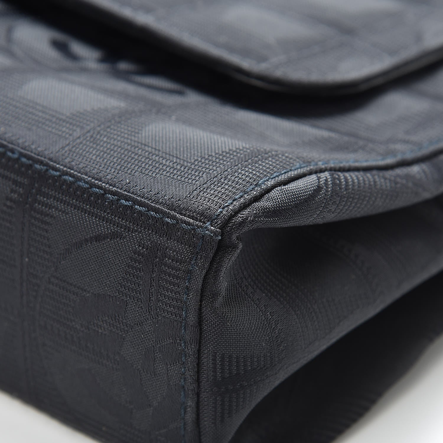 Chanel Nylon Medium Travel Accordion Flap Black 10 of 18