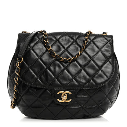 Chanel Calfskin Quilted Medium Bubble CC Flap Black 1 of 10