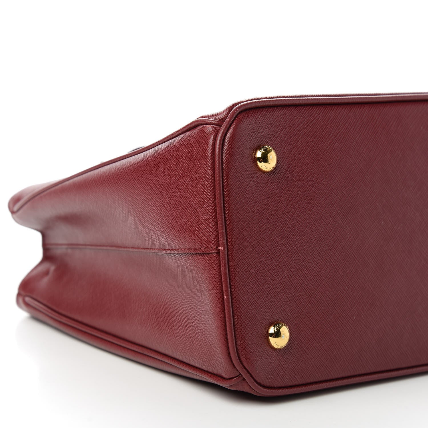 Prada Saffiano Lux Medium Tote Cherry 8 of 13