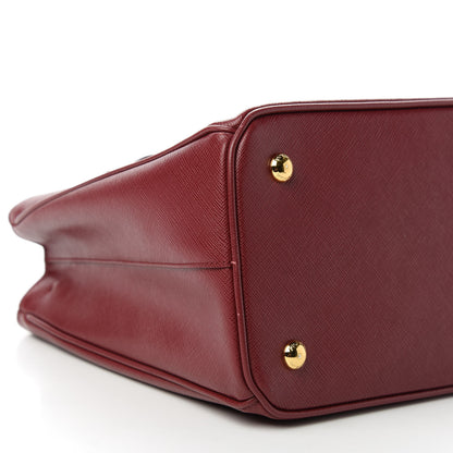 Prada Saffiano Lux Medium Tote Cherry 8 of 13