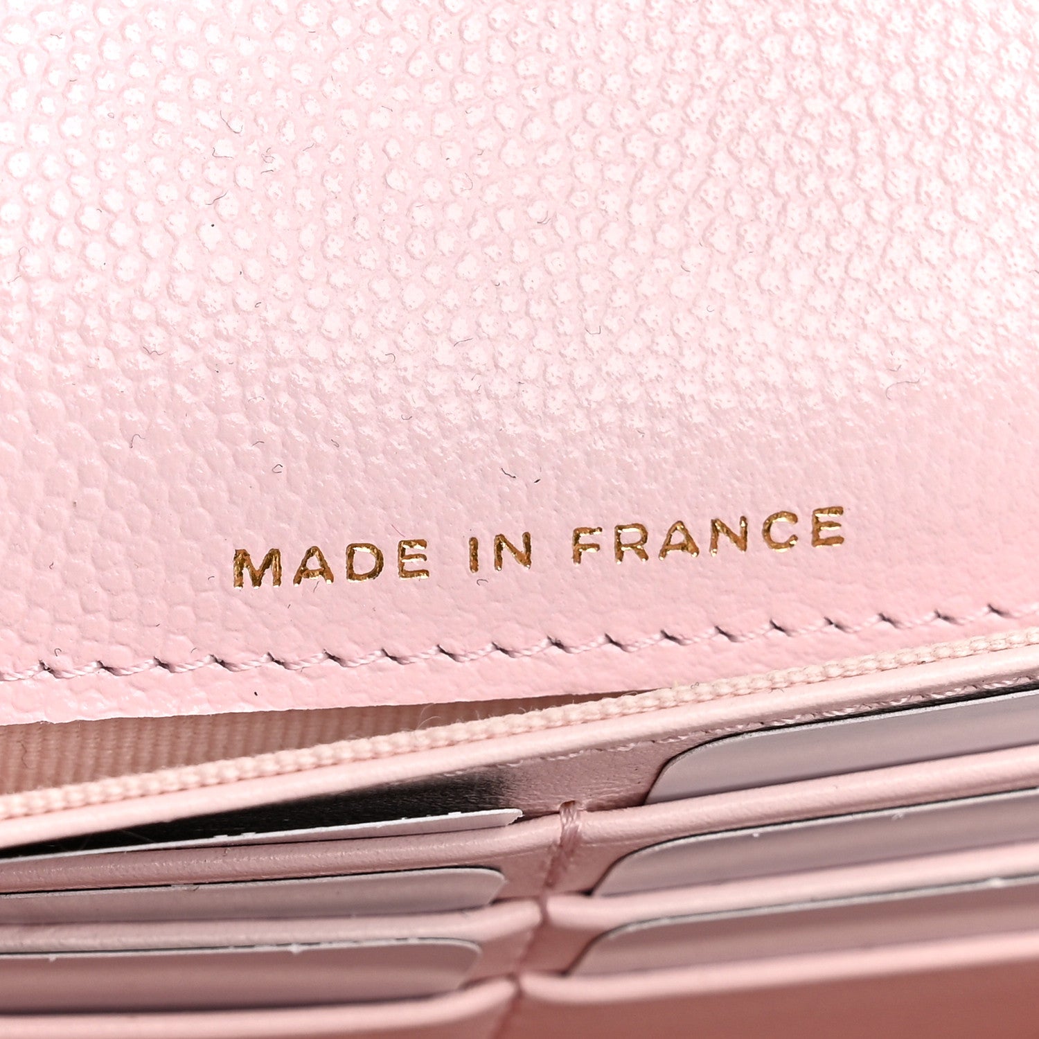 Chanel Caviar Quilted Large Gusset Flap Wallet Light Pink 7 of 8