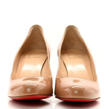 Christian Louboutin Patent Mistica 60 Pumps 38 Nude 2 of 9