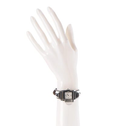 Hermes Stainless Steel Epsom 23mm Medor Quartz Watch Noir 2 of 10